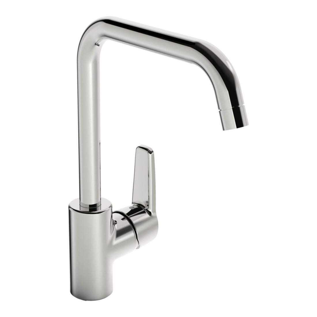 Hansa Spültisch-Einhebelmischer HANSAPOLO schwenkbar, Ausladung 203mm, chrom