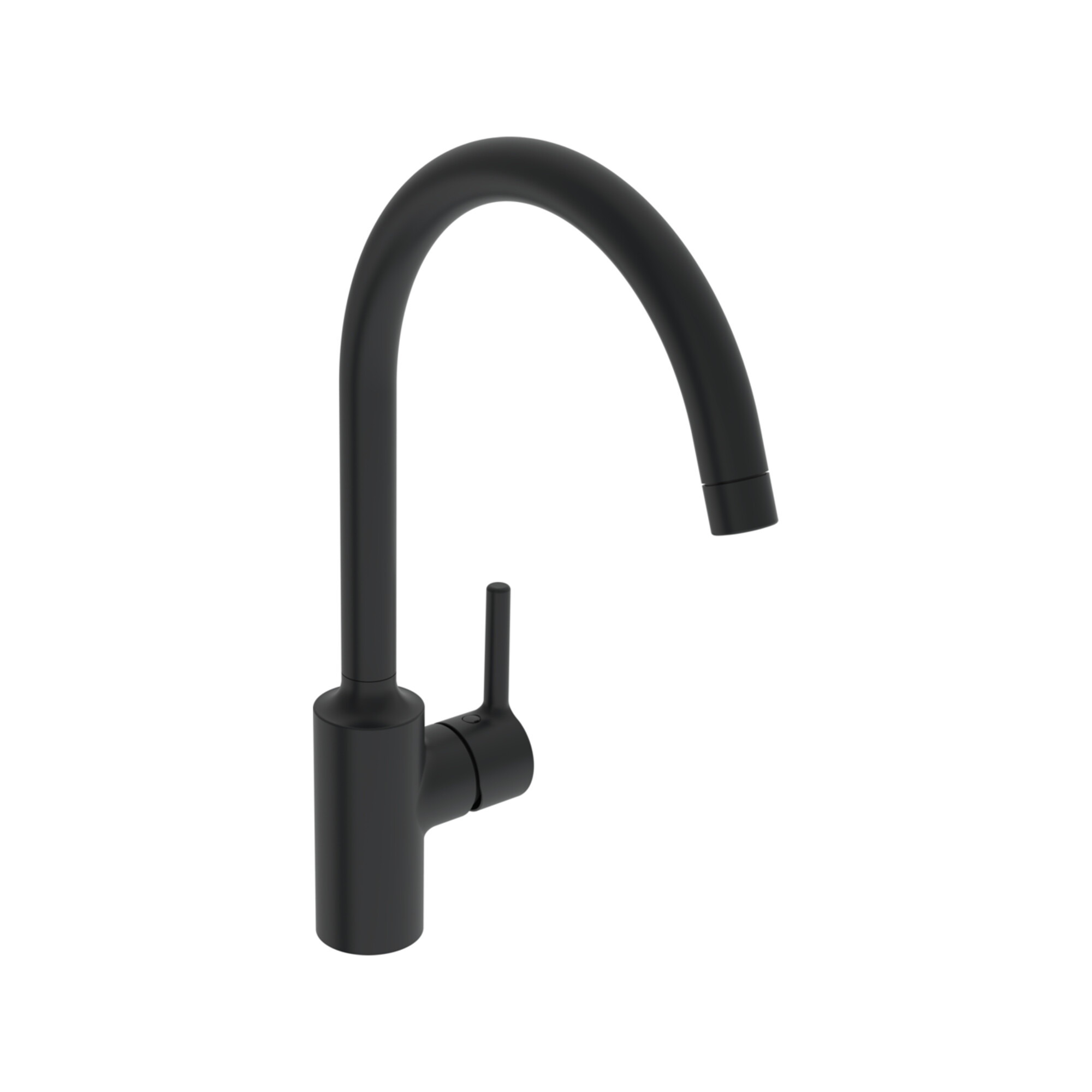 Hansa Spültisch-Einhebelmischer HANSAVANTIS seitenbedient, ND, Ausl. 247mm, matt-sw