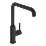 Hansa Spültisch-Einhebelmischer HANSAVANTIS Style seitenbed., Ausl. 223mm, matt-schwarz