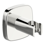 Hansa Support de douche mural HANSALIVING Rosace bord doux, chrome
