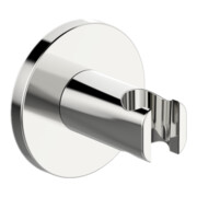 Hansa Support de douche mural HANSALIVING Rosace ronde, chrome