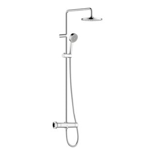 Hansa Système de douche HANSABASIC avec TH, raccourci, pluie, 1 jet, chromé