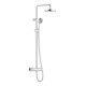 Hansa Système de douche HANSABASIC avec TH, raccourci, pluie, 1 jet, chromé-1