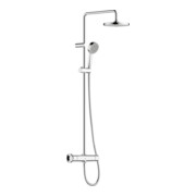 Hansa Système de douche HANSABASIC avec TH, raccourci, pluie, 1 jet, chromé