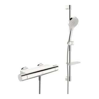 Hansa Système de douche HANSAOPTIMA avec TH, mitigeur thermostatique, chrome