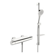 Hansa Système de douche HANSAOPTIMA avec TH, mitigeur thermostatique, chrome