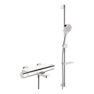 Hansa Système de douche HANSAOPTIMA avec thermostat, montage mural (2 trous), chrome