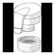 Hansa Temperatureinstellgriff 59914112-1