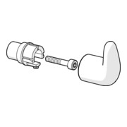 Hansa Temperaturregelung Griffgehäuse 59914100 chr-1