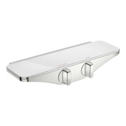Hansa Thermostat de douche HANSAEMOTION AP, verre de sécurité, chrome/blanc