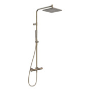 Hansa Thermostat de douche pluie HANSAAURELIA à encastrer, 1 jet, angle, bronze brossé