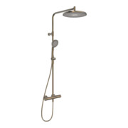 Hansa Thermostat de douche pluie HANSAAURELIA à encastrer, 3 voies, rond, bronze brossé