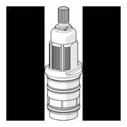 Hansa Thermostat-Regelteil 2.7 mit Schmutzfilter-1