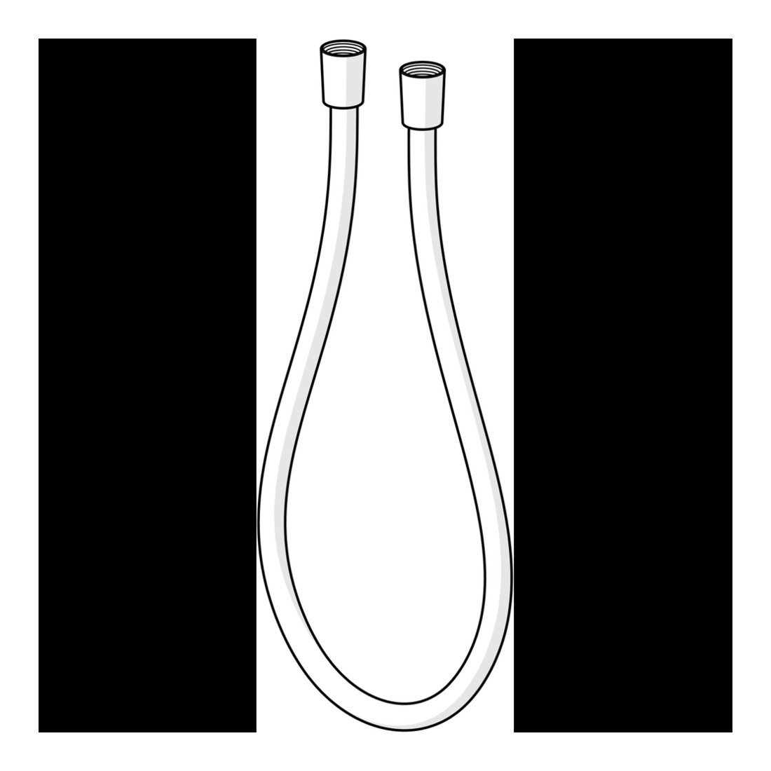 Hansa Tuyau 59914460 L=1500 Blanc