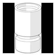 Hansa Übergangsmutter 59914028 komplett M12x1-M14x1