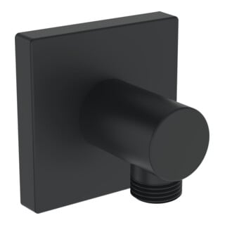 Hansa Wandanschlussbogen G 1/2, DN 15, Wandmontage, mattschwarz