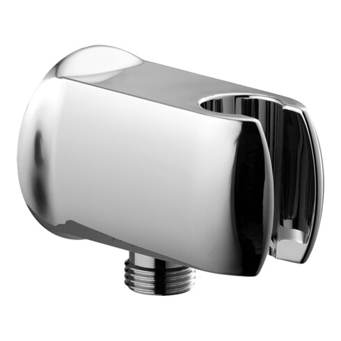 Hansa Wandanschlussbogen G 1/2, mit Brausehalterung, chrom