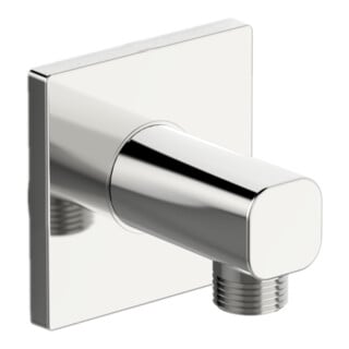 Hansa Wandanschlussbogen HANSALIVING Rosette eckig, chrom