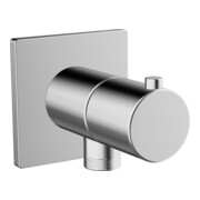 Hansa Wandanschlussbogen Rosette eckig, chrom-1