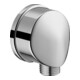 Hansa Wandanschlussbogen Rosette rund, chrom-1