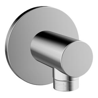 Hansa Wandanschlussbogen Rosette rund, chrom
