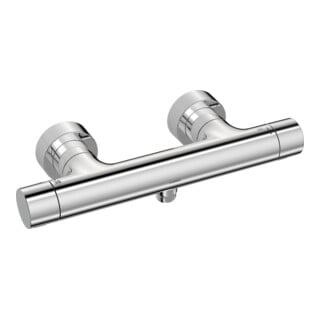 Hansa Wannen- + Brausearm. Hansaprisma Mit Thermostat, Wandmontage, Chrom