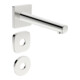 Hansa Wanneneinlauf HANSADESIGNO Style Wandmontage, Ausladung 195mm, chrom-1