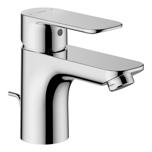 Hansa Waschtisch-Einhebelmischer HANSABASIC m ALG, flex D-Schläuche, A 101mm, chr