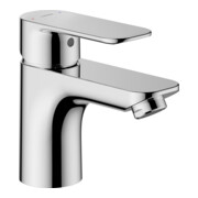 Hansa Waschtisch-Einhebelmischer HANSABASIC o ALG, flex D-Schläuche, A 101mm, chr