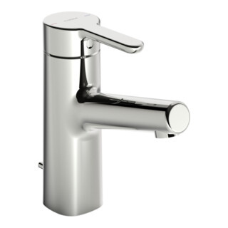Hansa Waschtisch-Einhebelmischer HANSADESIGNO Style He o, m Gar, Ausl. 119mm, chr