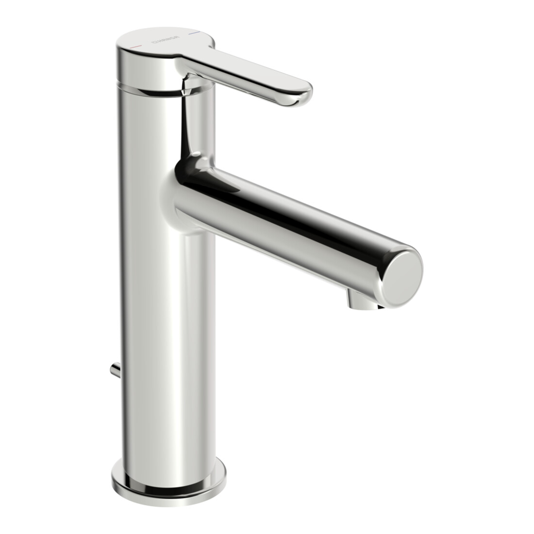 Hansa Waschtisch-Einhebelmischer HANSADESIGNO Style He o, m Gar, Ausl. 125mm, chr