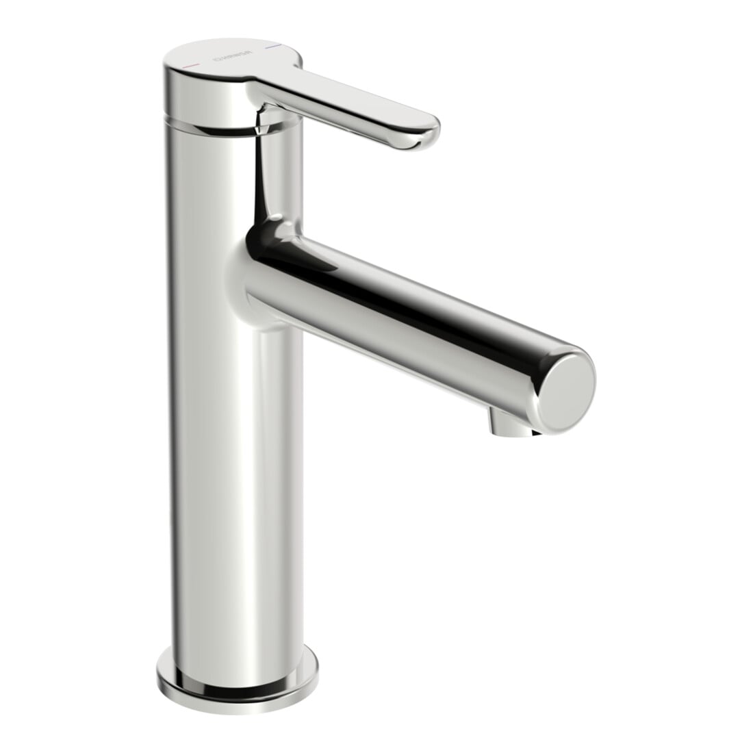 Hansa Waschtisch-Einhebelmischer HANSADESIGNO Style He ob, o. Abl-Garnitur, Ausl. 125mm, chr