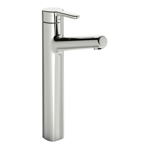 Hansa Waschtisch-Einhebelmischer HANSADESIGNO Style He ob, o. Abl-Garnitur, Ausl. 150mm, chr