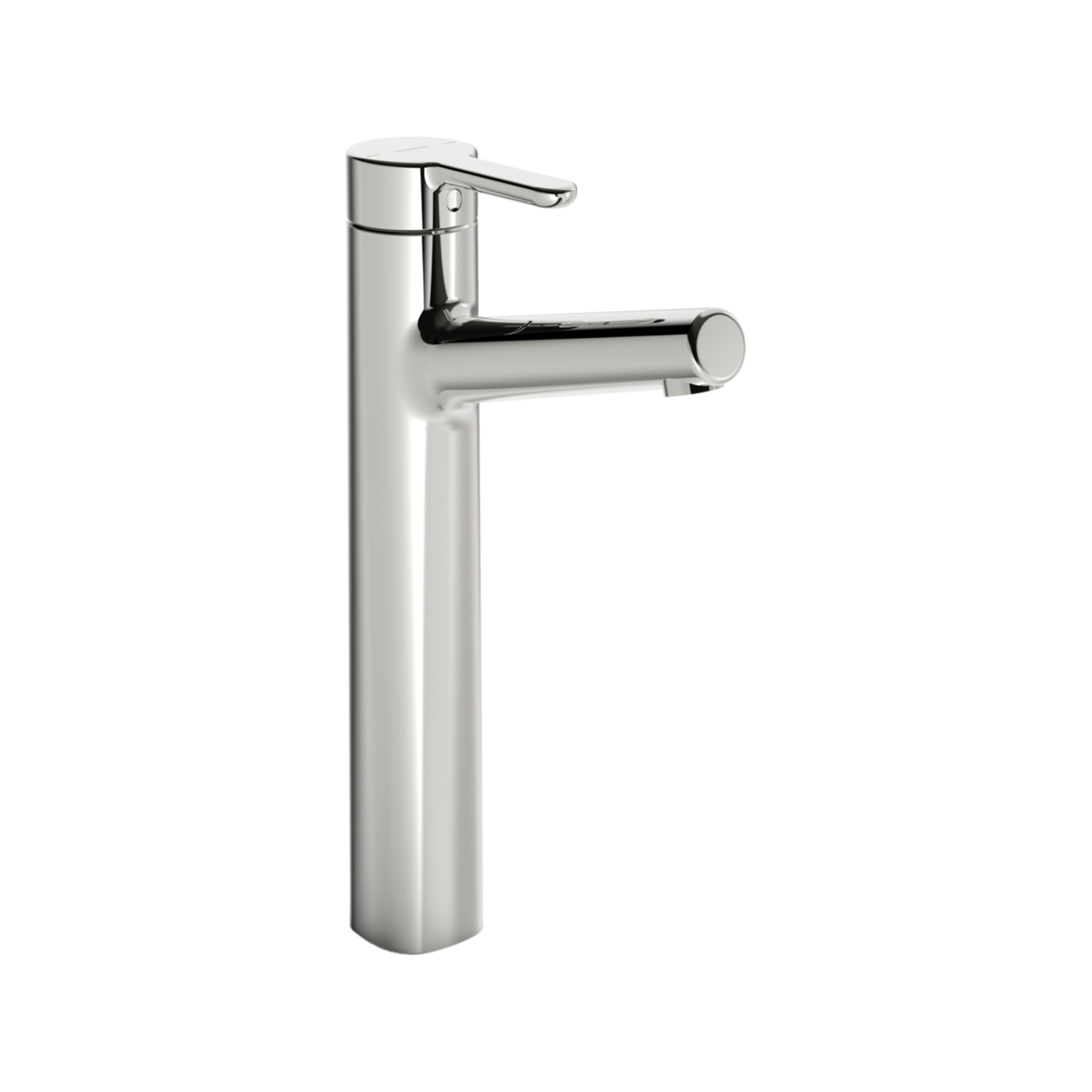 Hansa Waschtisch-Einhebelmischer HANSADESIGNO Style He ob, o. Abl-Garnitur, Ausl. 150mm, chr