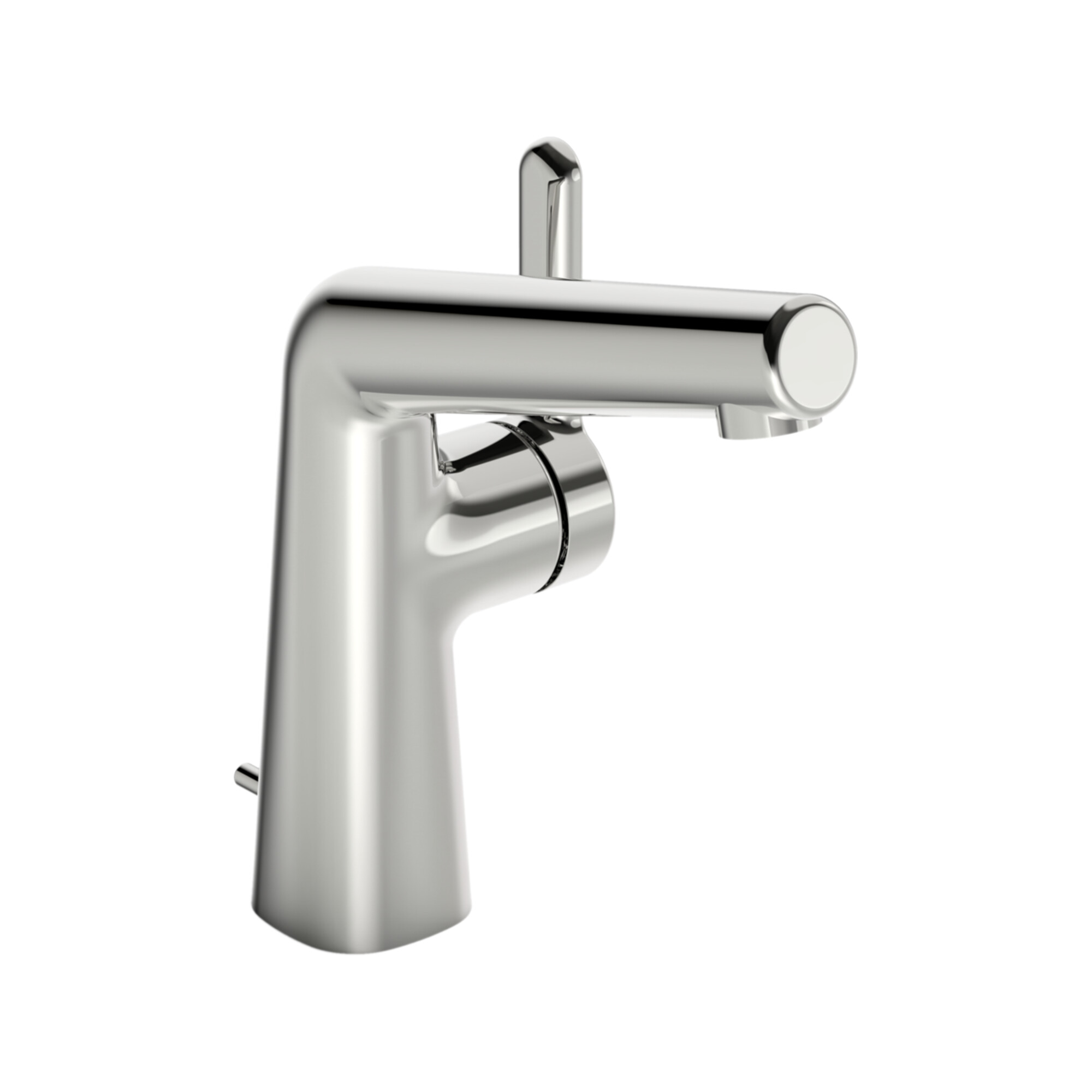 Hansa Waschtisch-Einhebelmischer HANSADESIGNO Style He stl, m Gar, Ausl. 130mm, chr