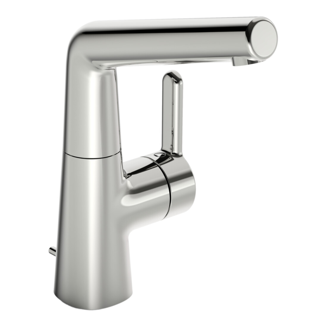 Hansa Waschtisch-Einhebelmischer HANSADESIGNO Style He stl, m Gar, Ausl. 151mm, chr