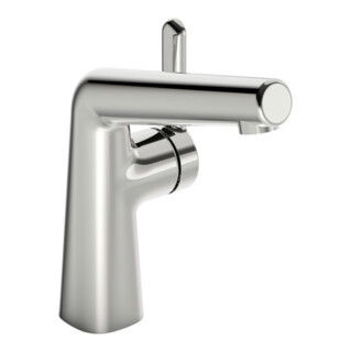 Hansa Waschtisch-Einhebelmischer HANSADESIGNO Style He stl, o Abl-Garnitur, Ausl. 130mm, chr