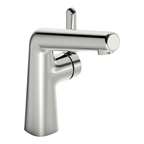 Hansa Waschtisch-Einhebelmischer HANSADESIGNO Style He stl, o Abl-Garnitur, Ausl. 130mm, chr