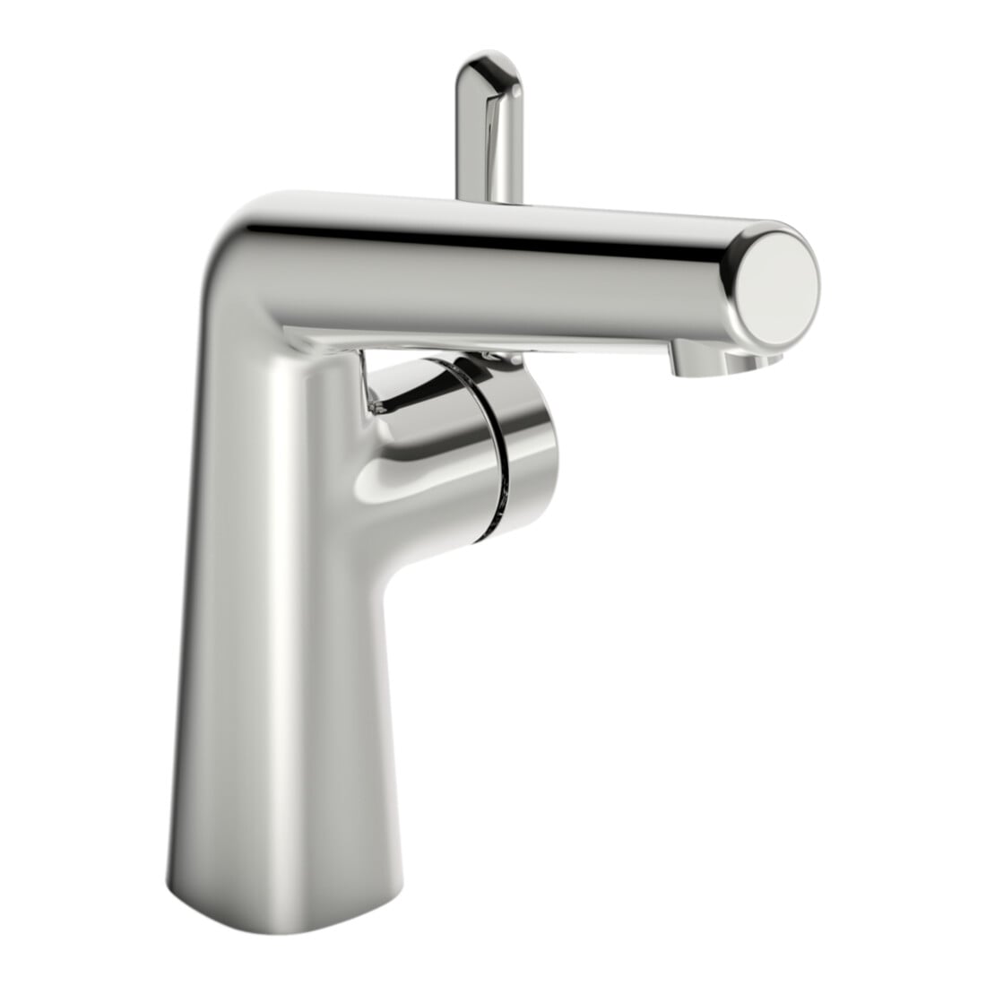 Hansa Waschtisch-Einhebelmischer HANSADESIGNO Style He stl, o Abl-Garnitur, Ausl. 130mm, chr