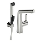 Hansa Waschtisch-Einhebelmischer HANSADESIGNO Style He stl, o Abl-Garnitur, Ausl. 151mm, chr