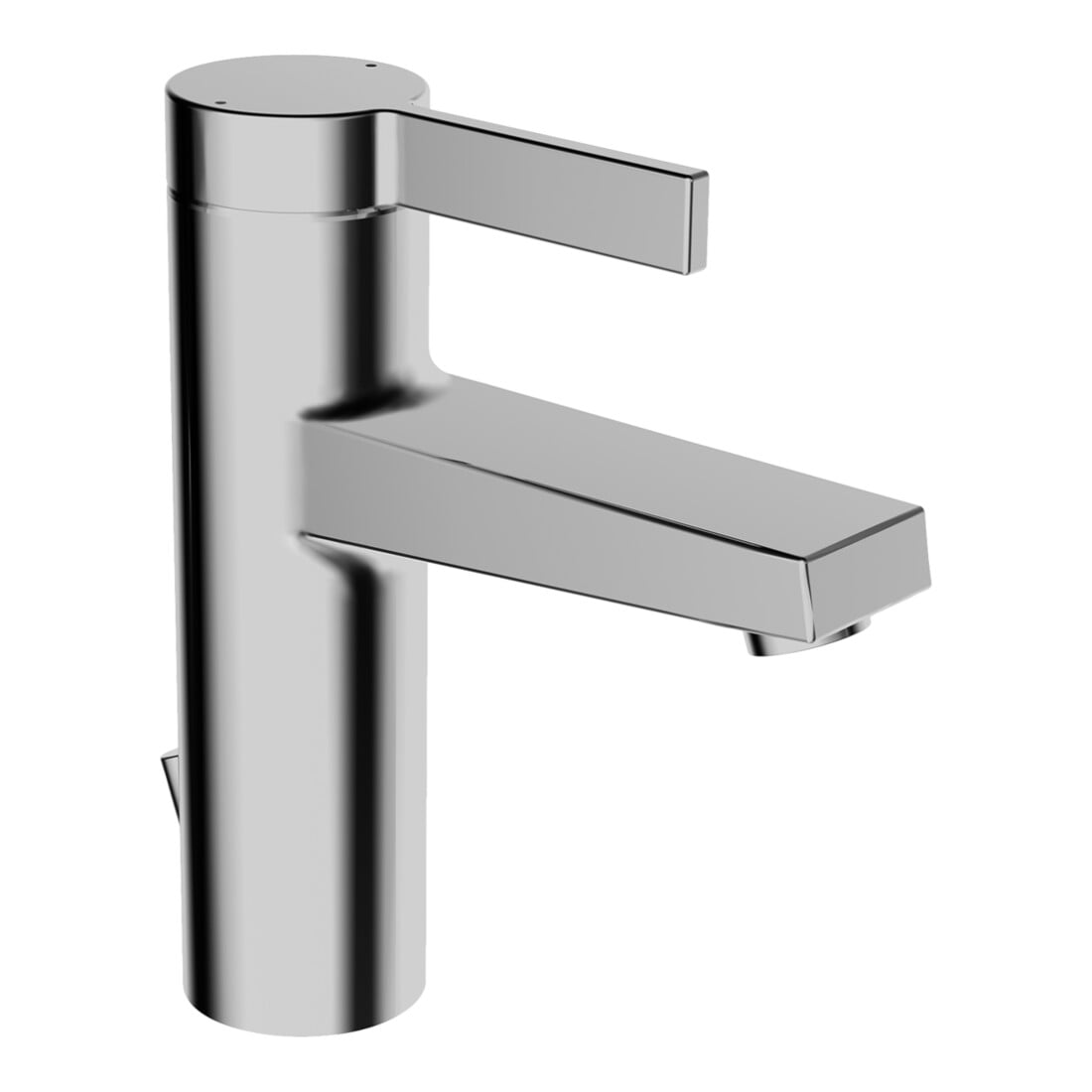 Hansa Waschtisch-Einhebelmischer HANSALOFT He o, m Gar, Ausl. 114mm, chr