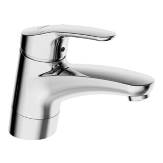 Hansa Waschtisch-Einhebelmischer HANSAMIX o Ablg, 95Grad schw, Ausl. 157mm, chr