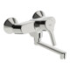 Hansa Waschtisch-Einhebelmischer HANSAPALENO Wandmont., o. Abl, Ausl. 242mm, chrom-1