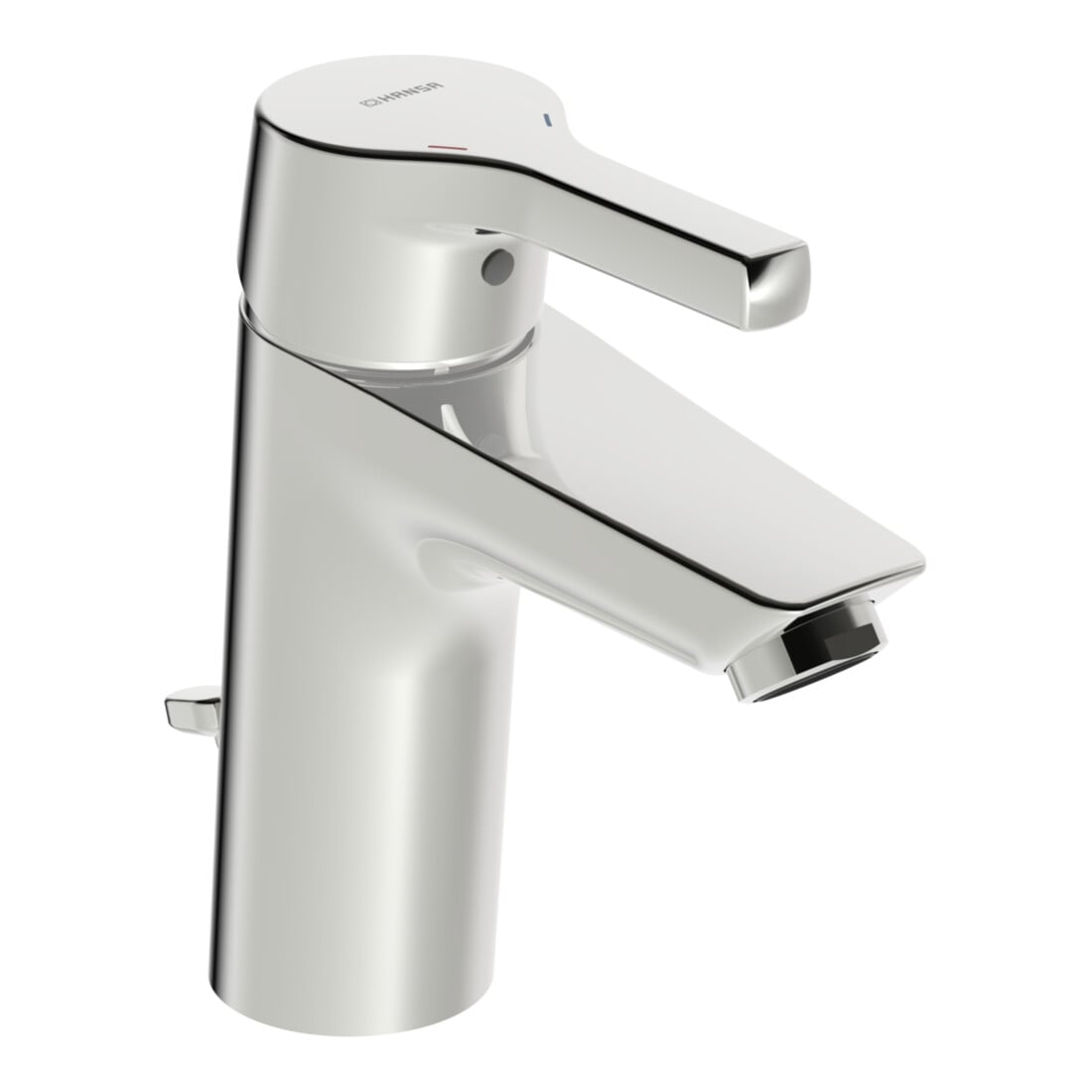 Hansa Waschtisch-Einhebelmischer HANSAPALENO XL m Ablaufgarnitur, Ausladung 110mm, chrom