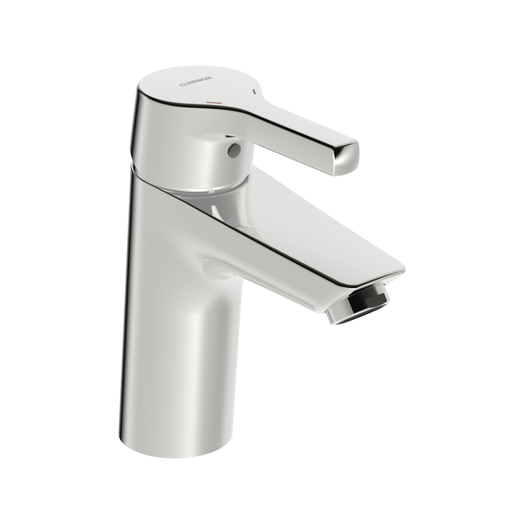 Hansa Waschtisch-Einhebelmischer HANSAPALENO XL o. Abl-Garnitur, Ausladung 110mm, chrom