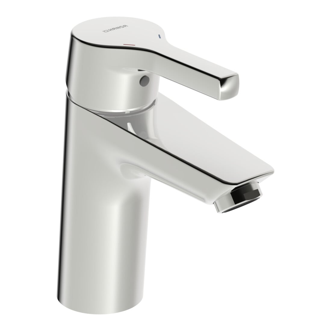 Hansa Waschtisch-Einhebelmischer HANSAPALENO XL o. Abl-Garnitur, Ausladung 110mm, chrom