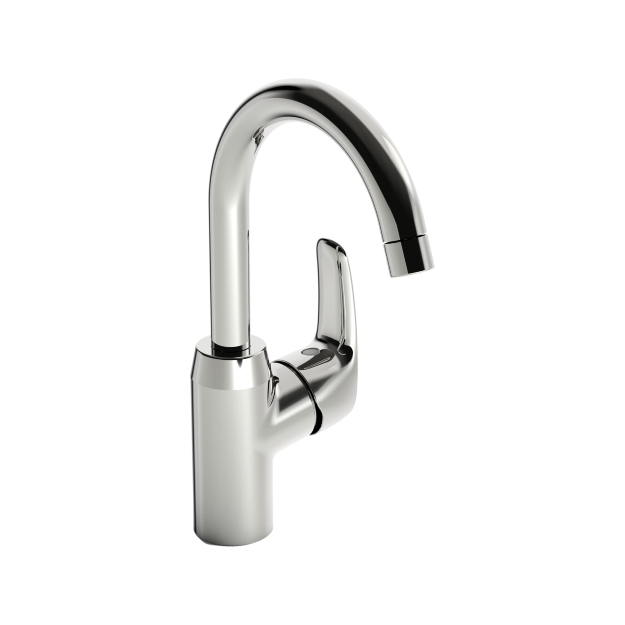 Hansa Waschtisch-Einhebelmischer HANSAPINTO He stl, o Abl-Garnitur, Ausl. 148mm, chr