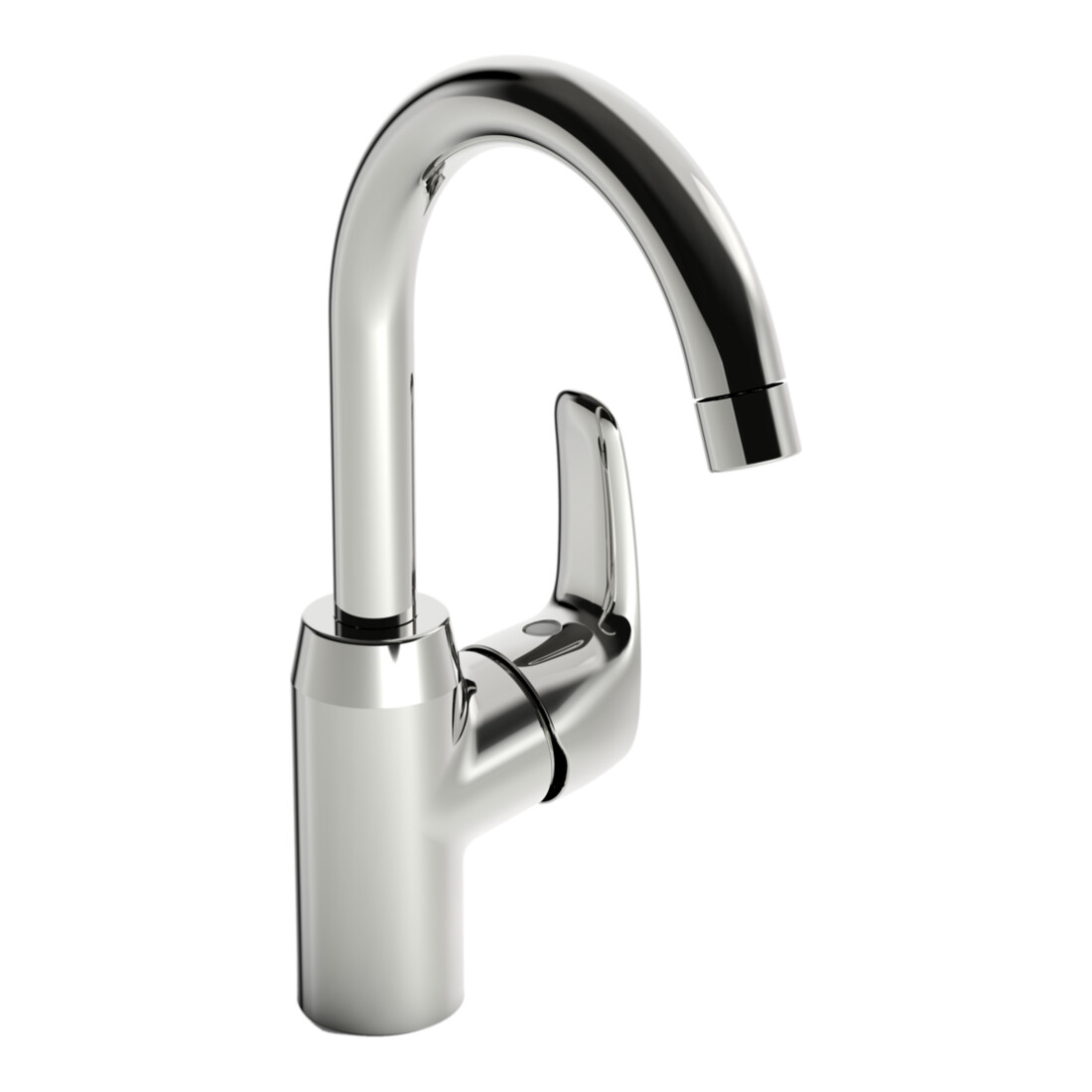 Hansa Waschtisch-Einhebelmischer HANSAPINTO He stl, o Abl-Garnitur, Ausl. 148mm, chr