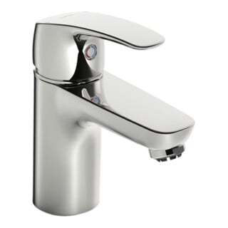 Hansa Waschtisch-Einhebelmischer HANSAPINTO ND, o Abl.-Garn., Ausladung 107mm, chrom