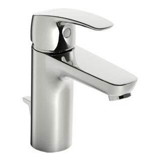 Hansa Waschtisch-Einhebelmischer HANSAPINTO XL m Ablaufgarnitur, Ausladung 115mm, chrom